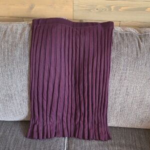 a new day Deep Purple Pencil Skirt
